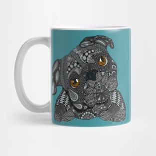 Black Pug Mug